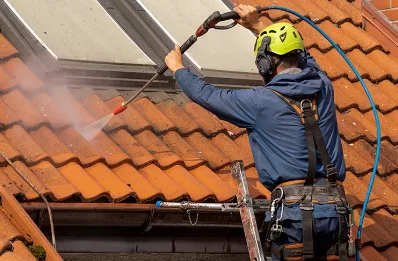 Démoussage et hydrofuge de toiture à Chadeleuf